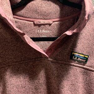 L.L. Bean Pink Pullover Jacket
